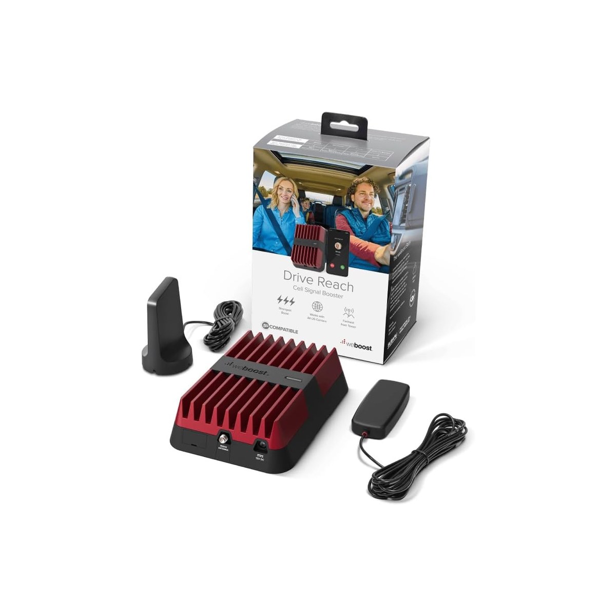weBoost Drive Reach cell booster (470154) plus marine antenna