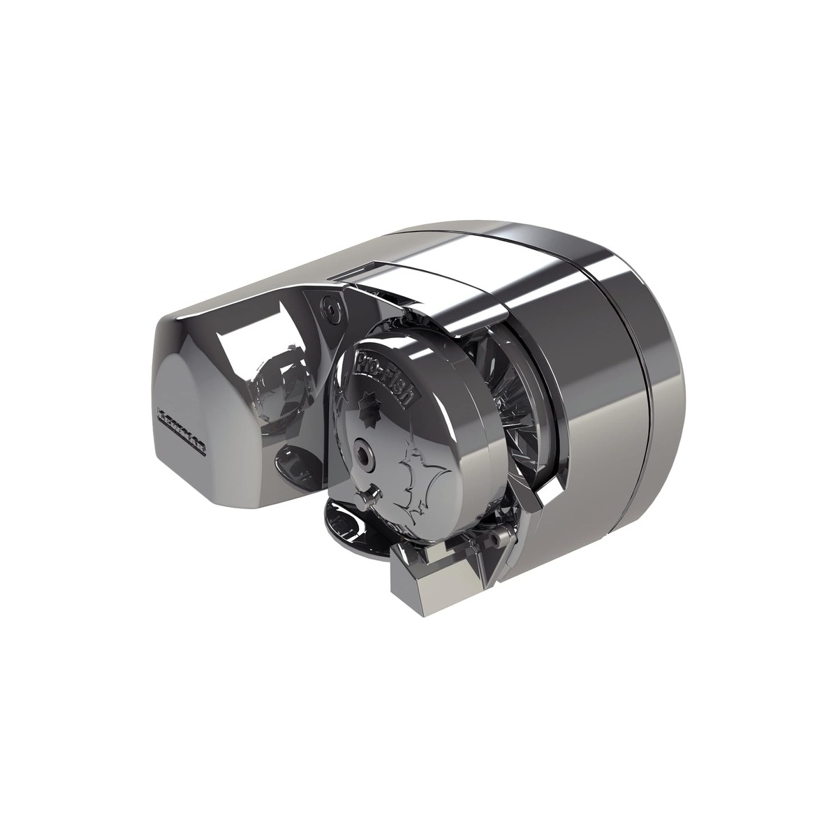 Lewmar Pro Fish 700 Horizontal Windlass (also written Lewmar Pro-Fish 700; 1/4 inch G4 chain, Auto Free-Fall System, 700 lb max pull, 316 stainless construction, for boats up to 38 ft per Lewmar Pro-Series page)