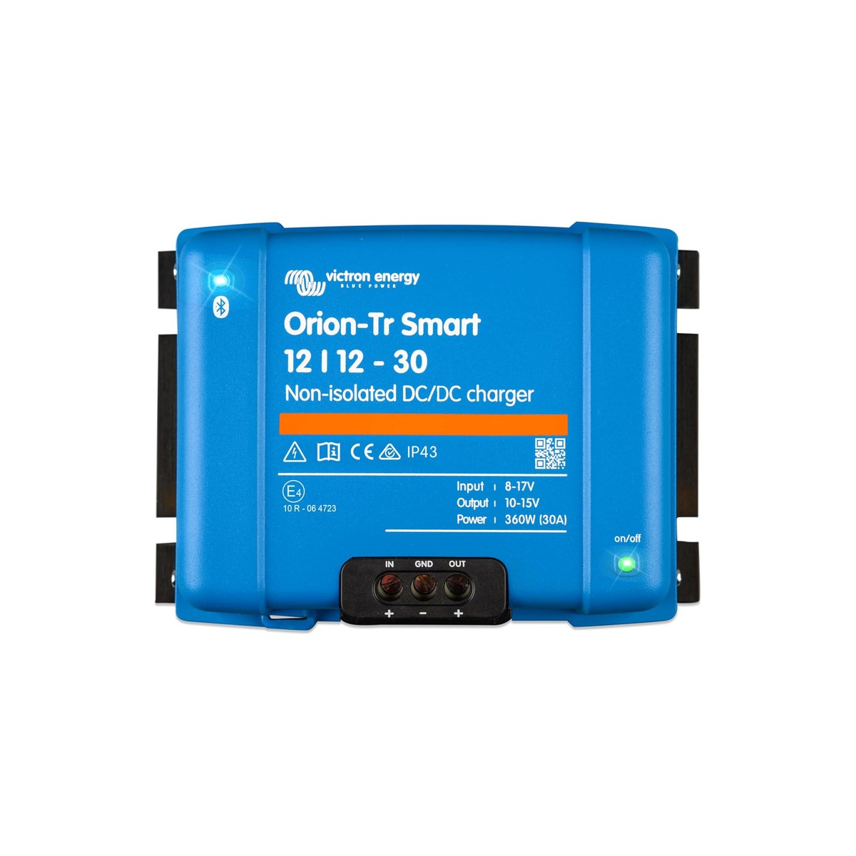 Victron Energy Orion-Tr Smart 12/12-30 DC-DC Battery Charger (Bluetooth, 360W, isolated and non-isolated versions, ASIN B086Q8YNJZ)