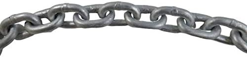 US Galvanized 'Windlass' 1/4 inch ISO G4 Anchor Chain HDG, sold per foot (US Stainless Inc. importer, ISO G4 calibration claim, breaking load 7,700 lb, no factory-of-record disclosure, ASIN B07WTXB1XB)