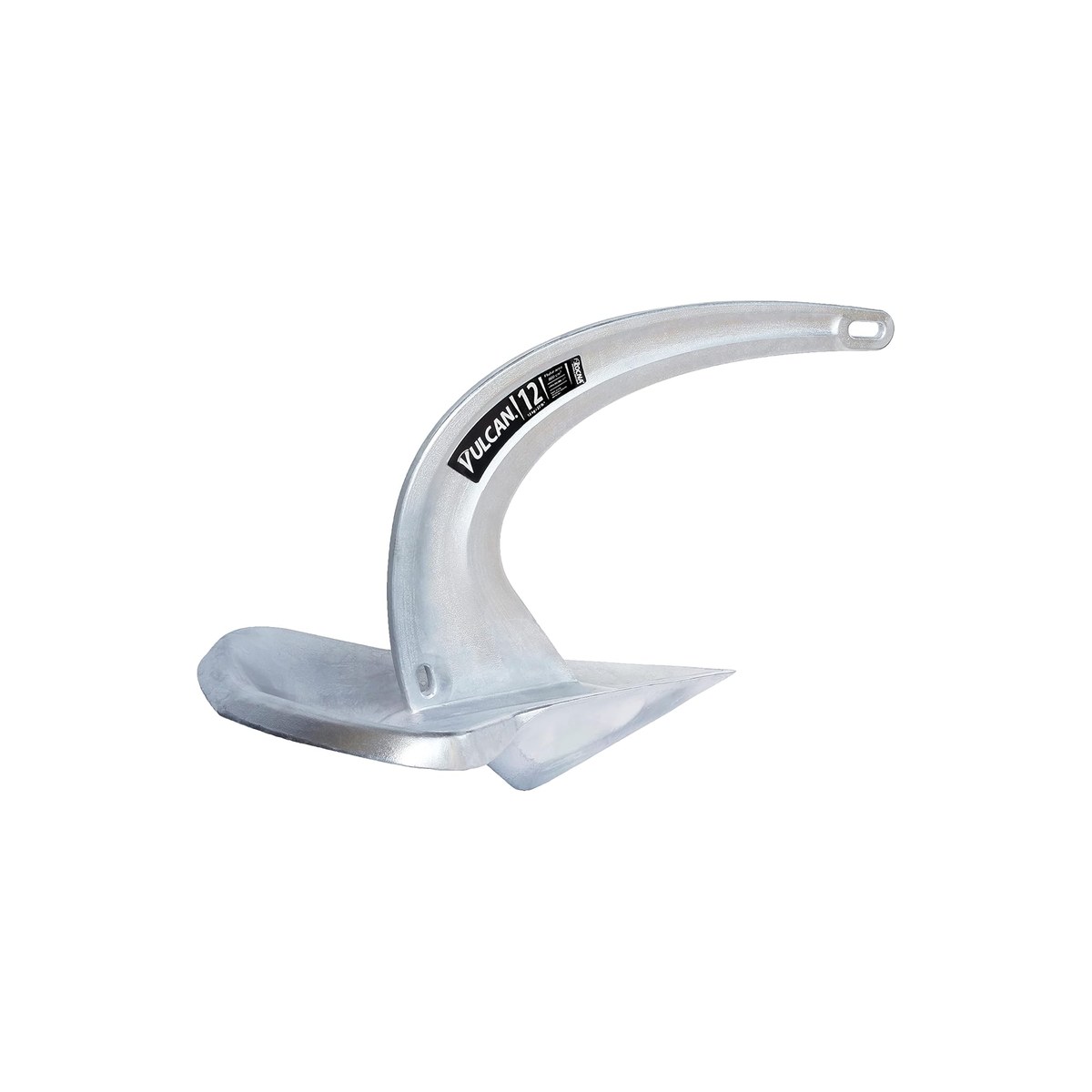 Rocna Vulcan High-end Boat Anchor, 9 kg / 20 lb (modern roll-palm scoop, no roll-bar, galvanized)