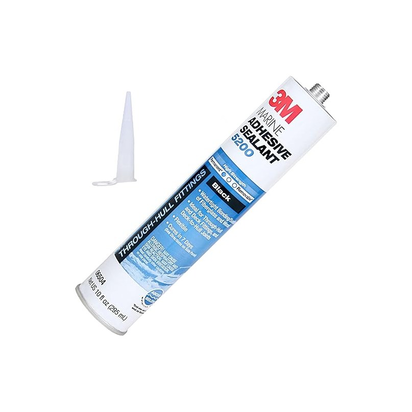 3M Marine Adhesive Sealant 5200, Black, 10 fl oz