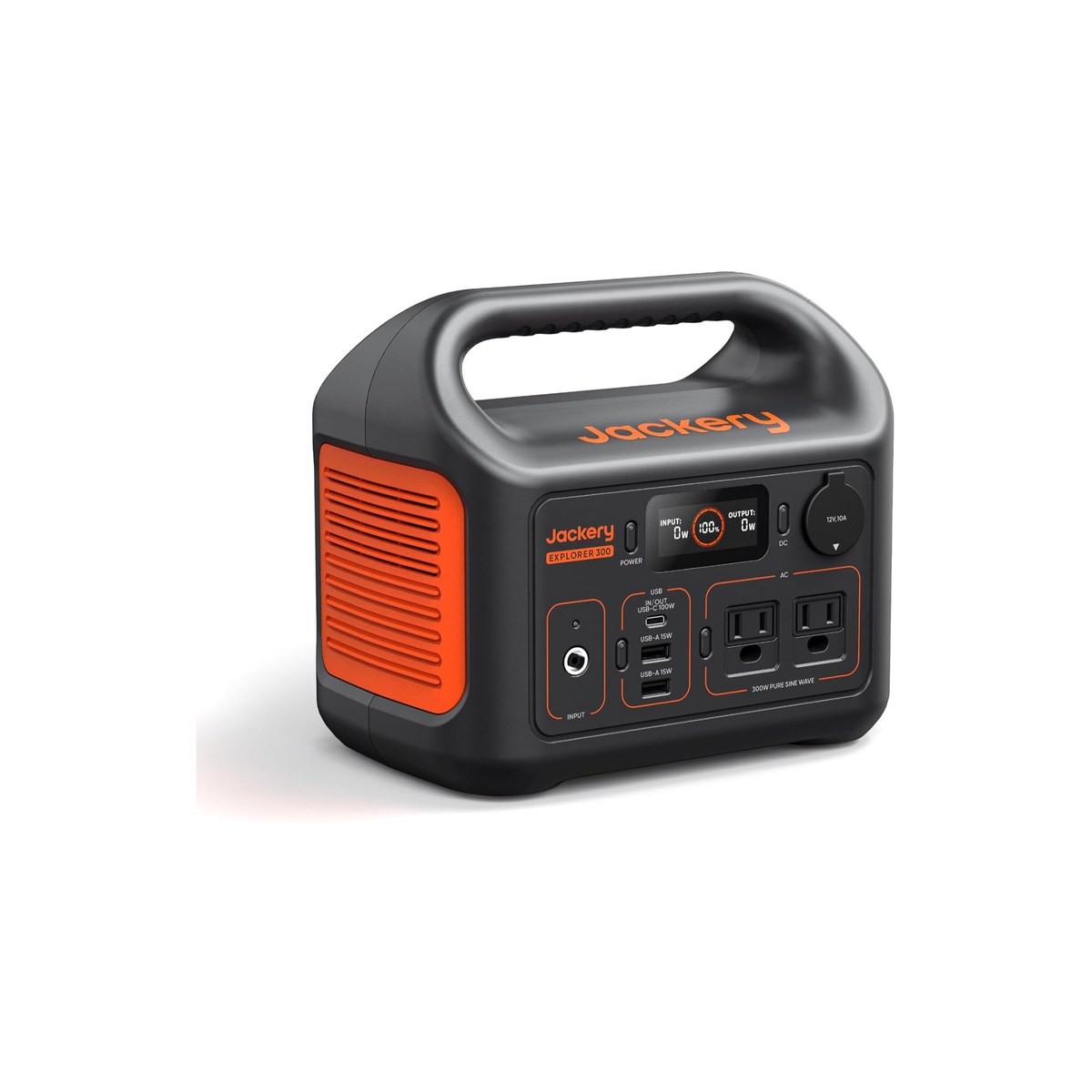 Jackery Explorer 300 (292Wh LiFePO4, 300W, ASIN B082TMBYR6)