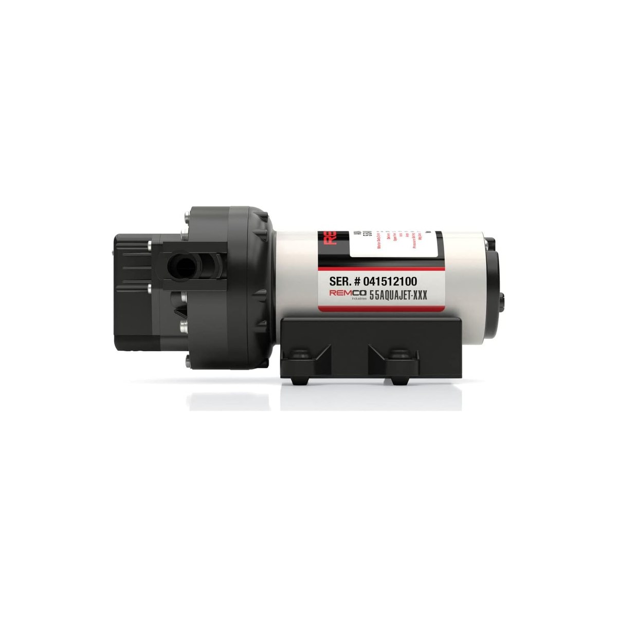 Remco 55AQUAJET-ARV Aquajet RV Series Water Pump, 12V, 5.3 GPM Class, Variable Speed with Soft Start, 5-Chamber, Made in USA (ASIN B004RCSLFS)