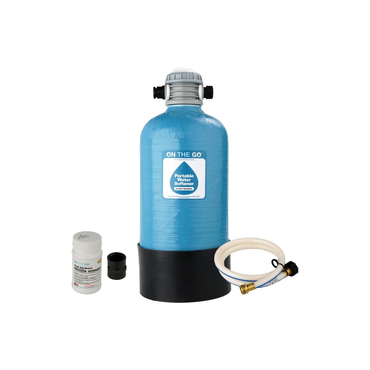 On The Go OTG4-DBLSOFT Portable 16,000 Grain RV Water Softener, Double Standard Size, Assembled in Indiana (ASIN B00KVPNVJ6)