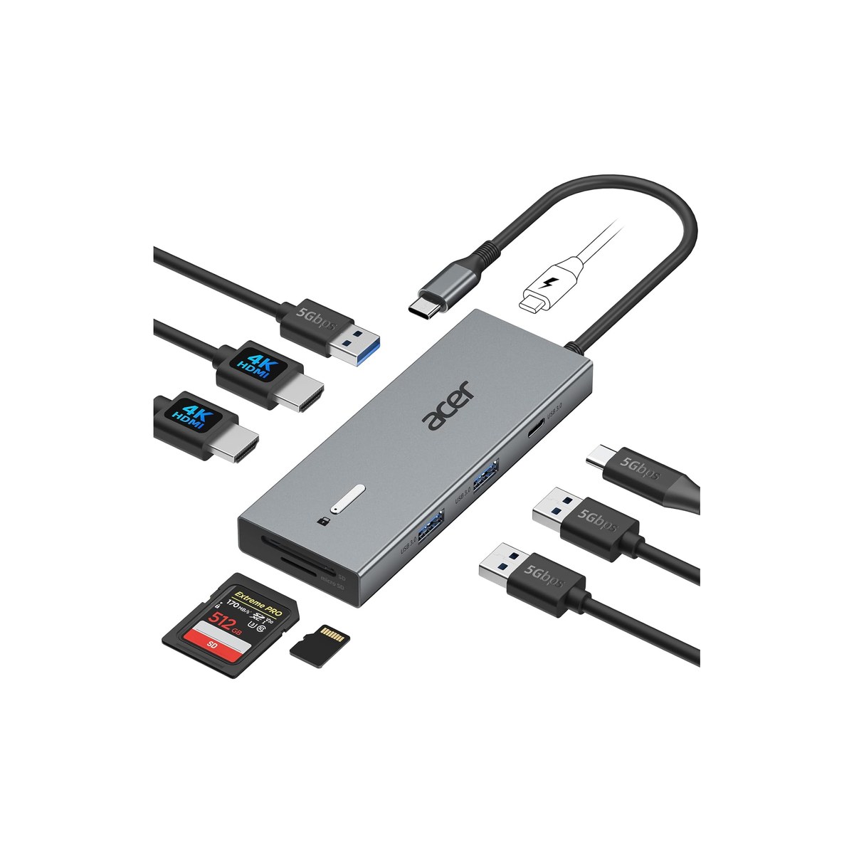 Acer 9-in-1 USB-C Docking Station